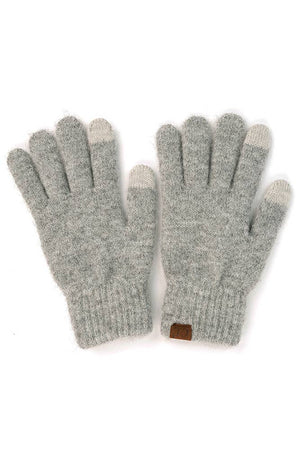 Heather Knit Winter Gloves