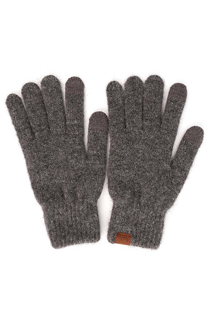 Heather Knit Winter Gloves