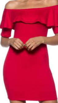 Off-shoulder Mini Dress