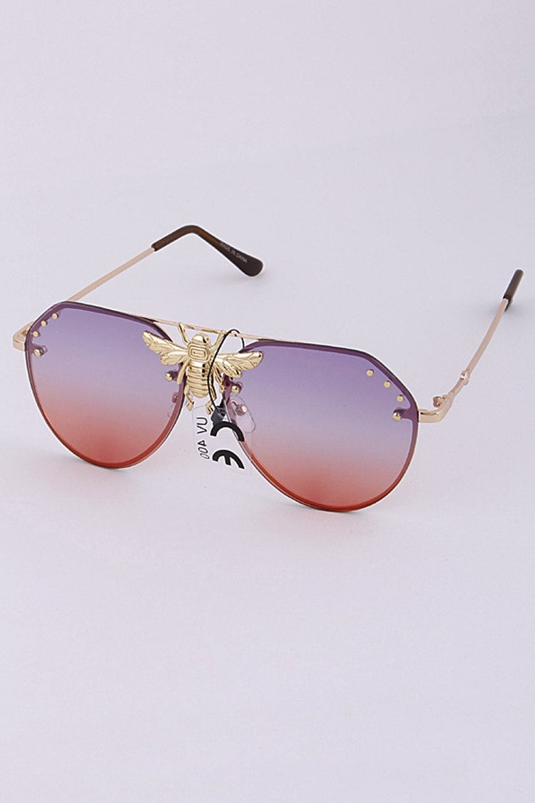 Golden Bee Iconic Aviator Sunglasses