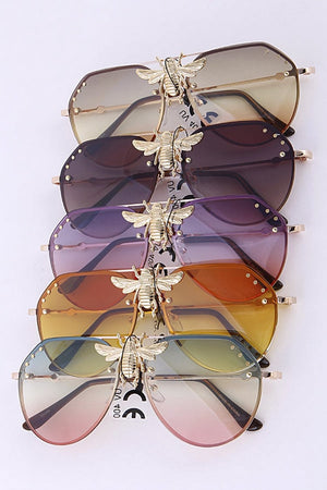 Golden Bee Iconic Aviator Sunglasses